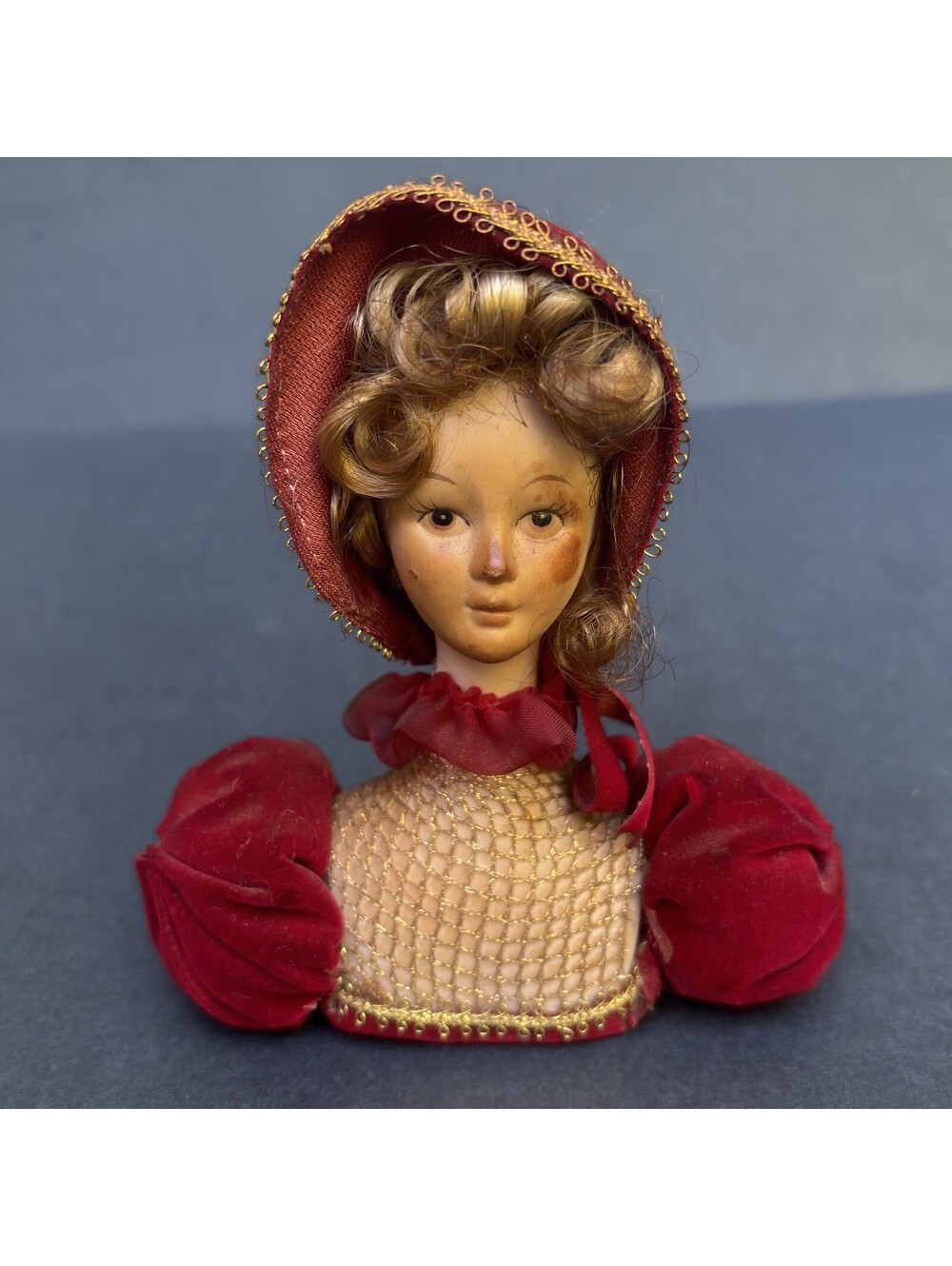Tea Dyed Small Doll Bust